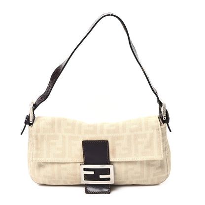 Fendi Zucca Baguette Beige 1 of 11