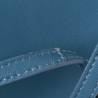 Fendi Nappa Mini Peekaboo Iconic Satchel Blue 8 of 14