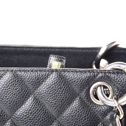 Chanel Caviar Quilted Grand Shopping Tote GST Black 7 of 10