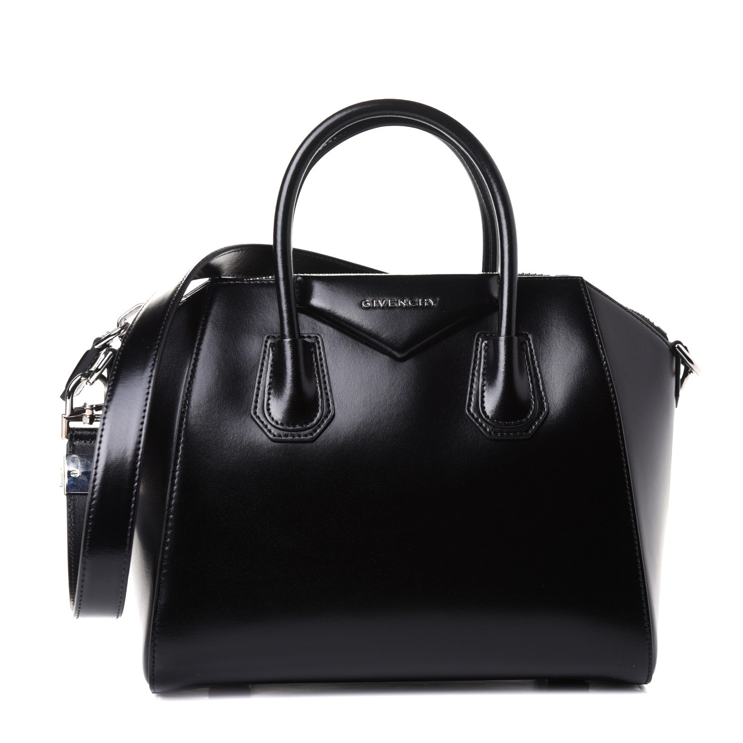 Givenchy Shiny Lord Calfskin Small Antigona Black 1 of 11