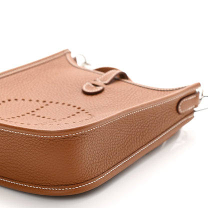 Hermes Taurillon Clemence Evelyne TPM Gold 10 of 11