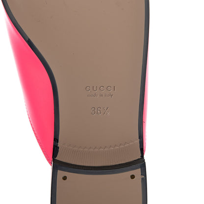 Gucci Calfskin Womens Princetown Slippers 36.5 Fuxia Fluo 6 of 9