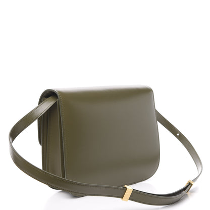 Celine Box Calfskin Medium Classic Box Flap Bag Army Green 3 of 9