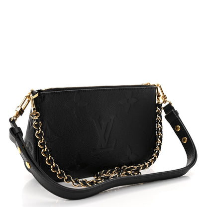 Louis Vuitton Empreinte Monogram Giant Multi Pochette Accessories Black 3 of 10