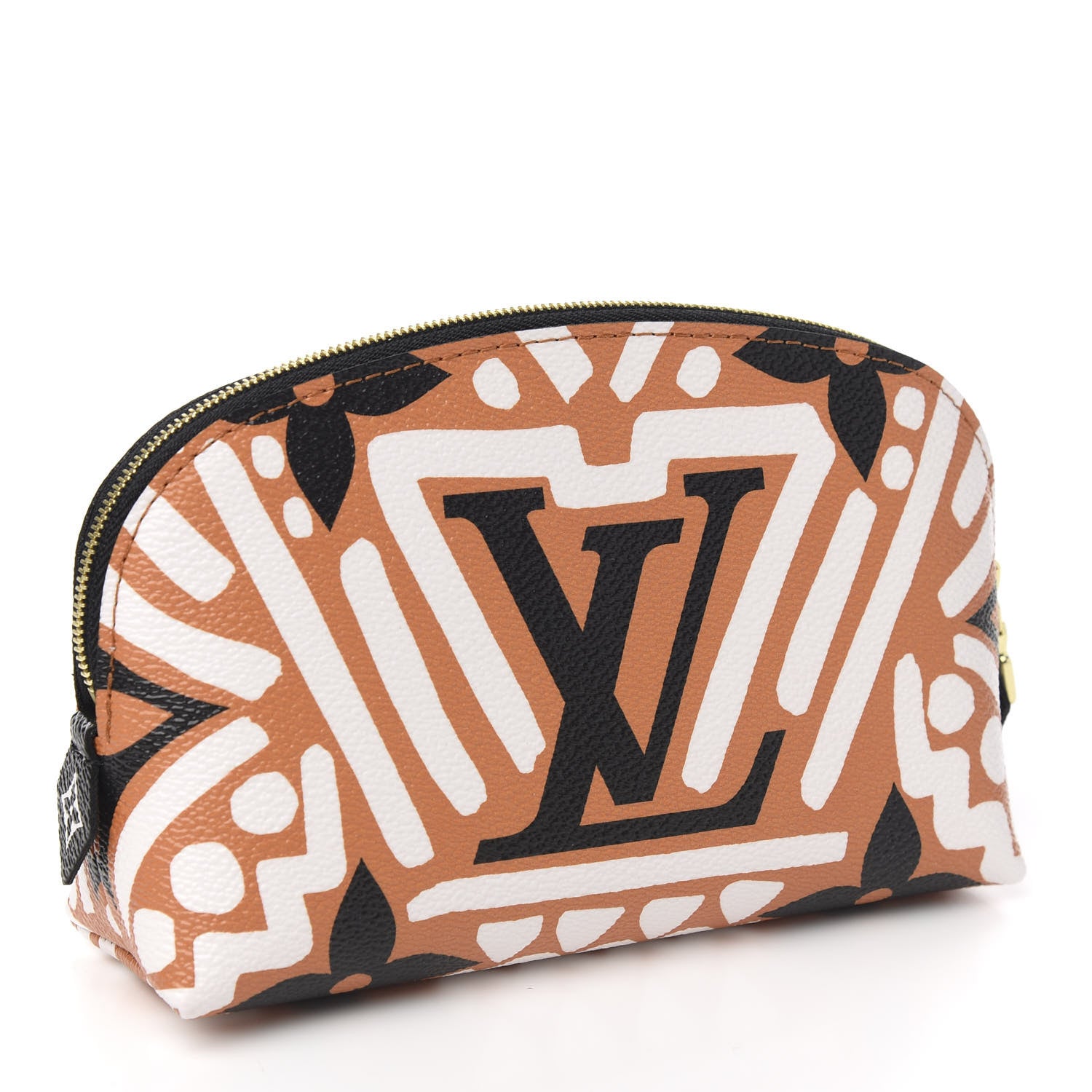 Louis Vuitton Monogram Giant Crafty Cosmetic Pouch Crème Caramel 2 of 5