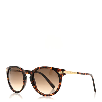 Louis Vuitton Acetate Round Sunglasses Z0837W Tortoise 1 of 7