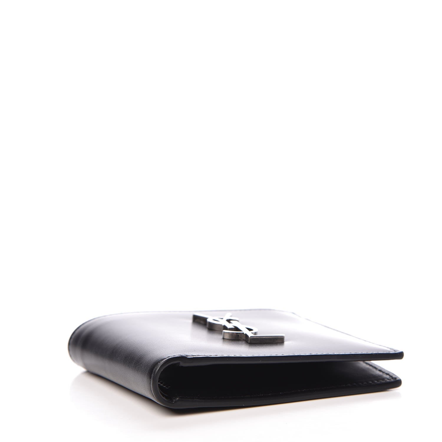 Saint Laurent Smooth Calfskin Monogram East West Wallet Black 4 of 8