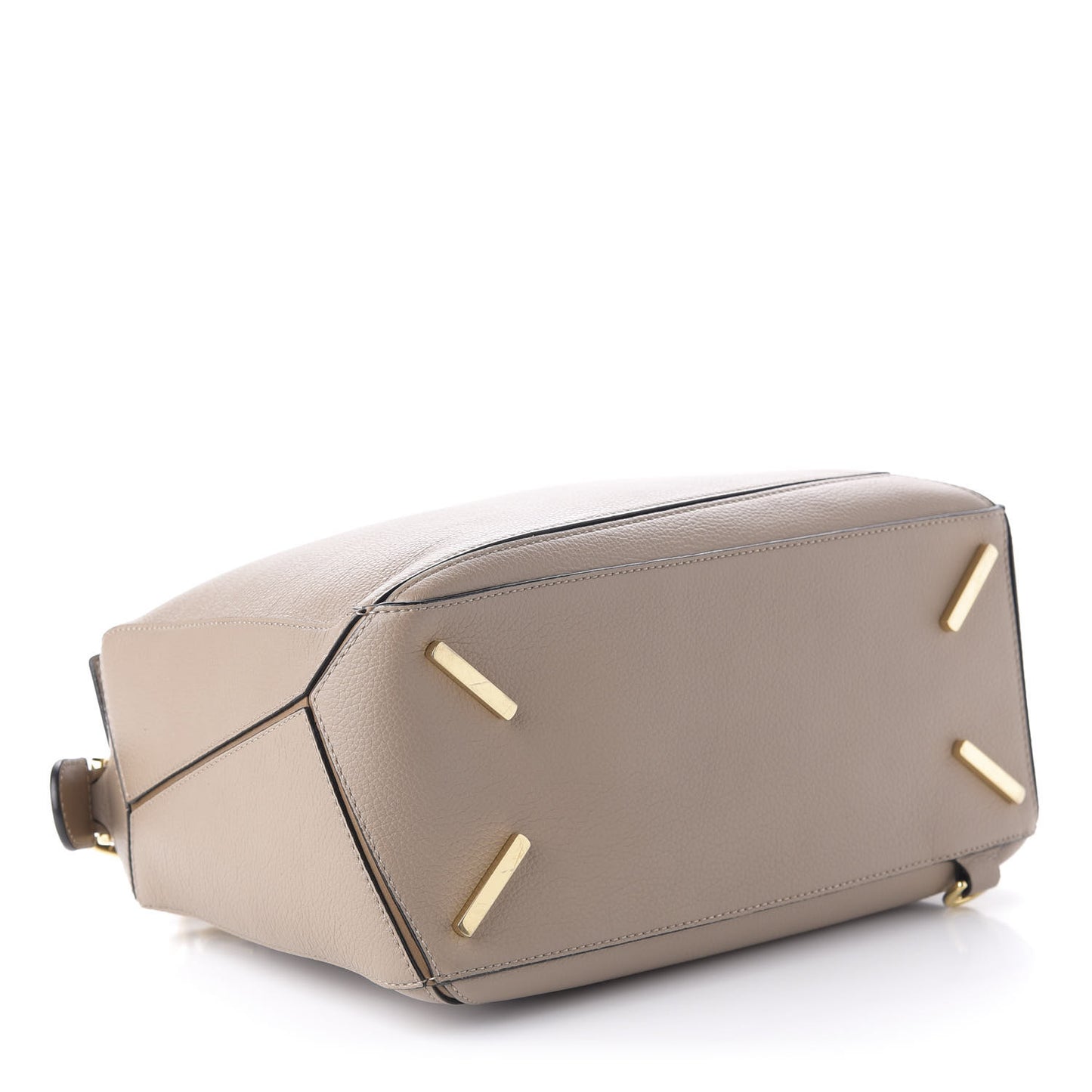 Calfskin Medium Puzzle Bag Sand Mink