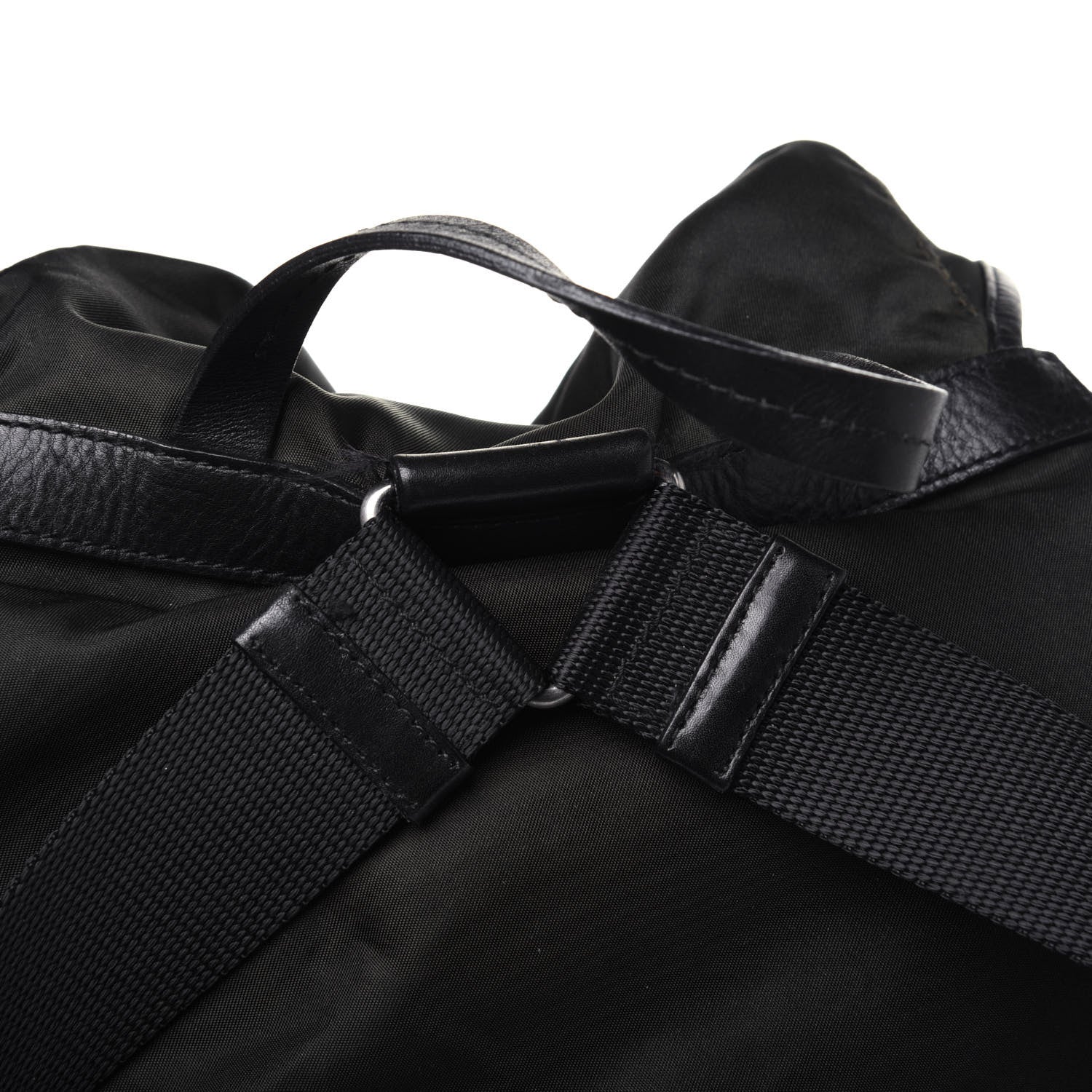 Prada Nylon Vela Medium Backpack Black 11 of 17