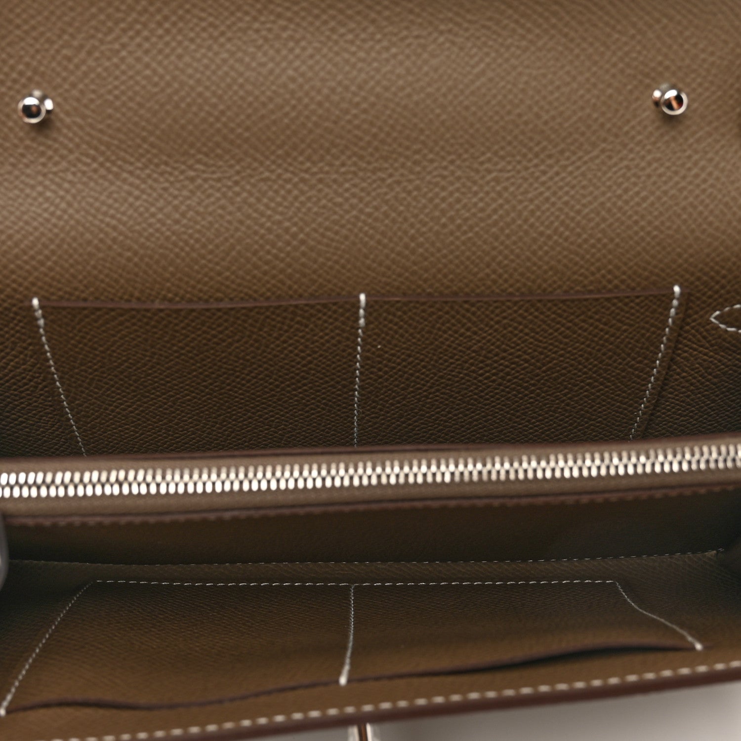 Hermes Epsom Kelly Wallet To Go Etoupe 6 of 9