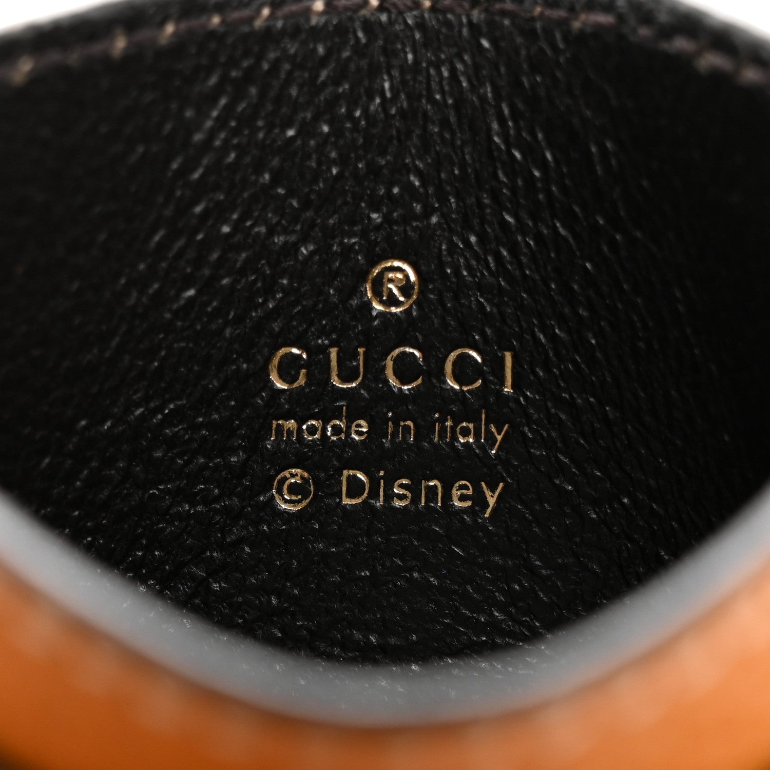 Gucci X DISNEY Mini Vintage GG Supreme Monogram Mickey Mouse Card Holder Beige Vintage Sun Oil 6 of 7