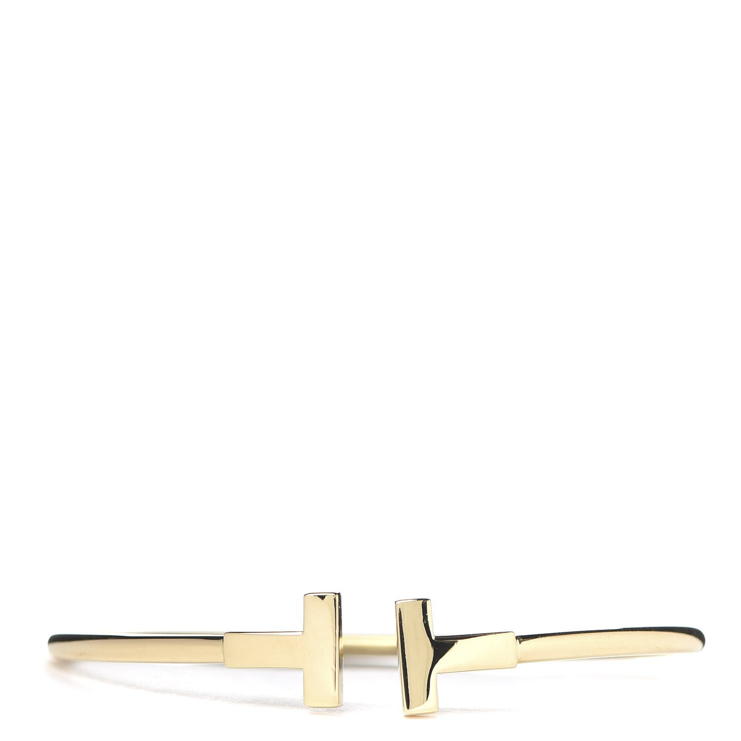 18K Yellow Gold T Wire Bracelet