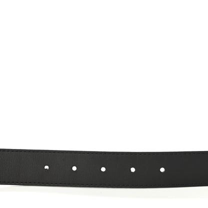 Louis Vuitton Damier Ebene LV Paris Buckle Belt 80 32 Silver 4 of 6