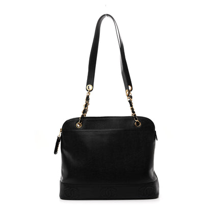 Chanel Caviar CC Shoulder Bag Black 1 of 10