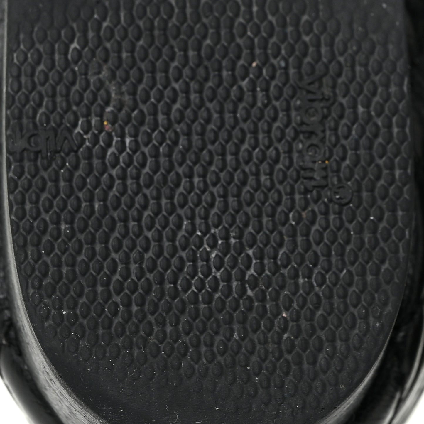 Aged Calfskin Quilted Cap Toe Ballerina Flats 35.5 Black