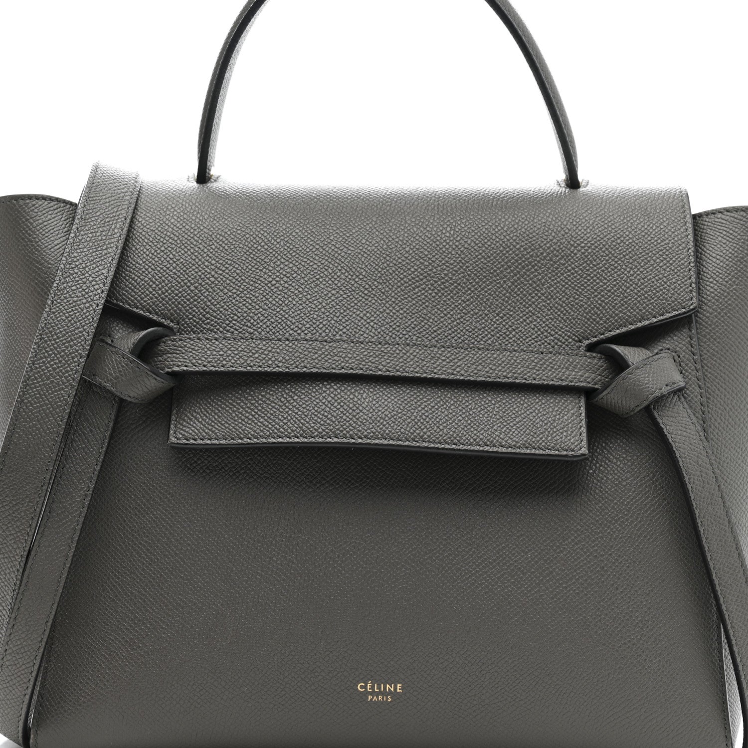 Celine Baby Grained Calfskin Micro Belt Bag Grey 9 of 12