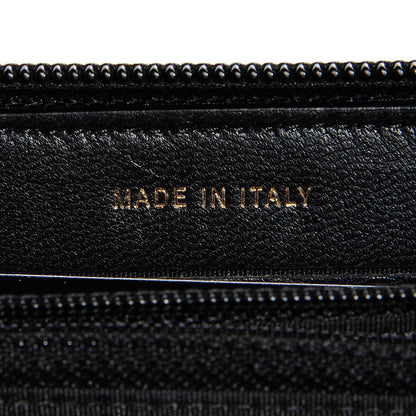 Chanel Lambskin Quilted Small Boy Zip Around Wallet Black 8 of 9