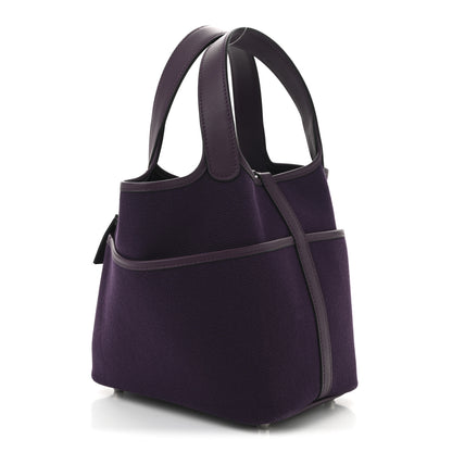 Hermes Toile Goeland Swift Cargo Picotin Lock 18 Raisin Cassis 3 of 11