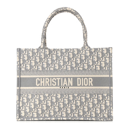 Christian Dior Oblique Medium Book Tote Grey 1 of 10