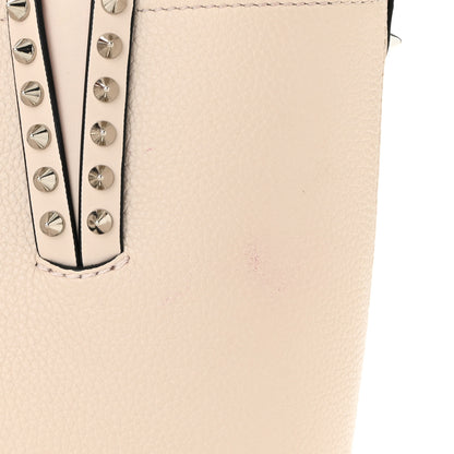 Christian Louboutin Calfskin Spikes Mini East West Cabata Tote Leche 12 of 12