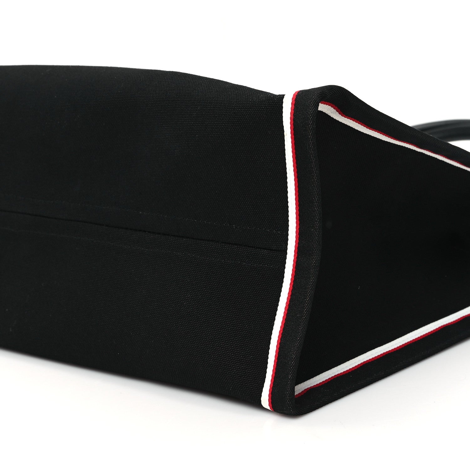 Christian Louboutin Linen Calfskin Extra Large Nastroloubi F.A.V.L. Tote Black 10 of 10