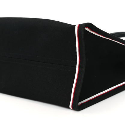 Christian Louboutin Linen Calfskin Extra Large Nastroloubi F.A.V.L. Tote Black 10 of 10