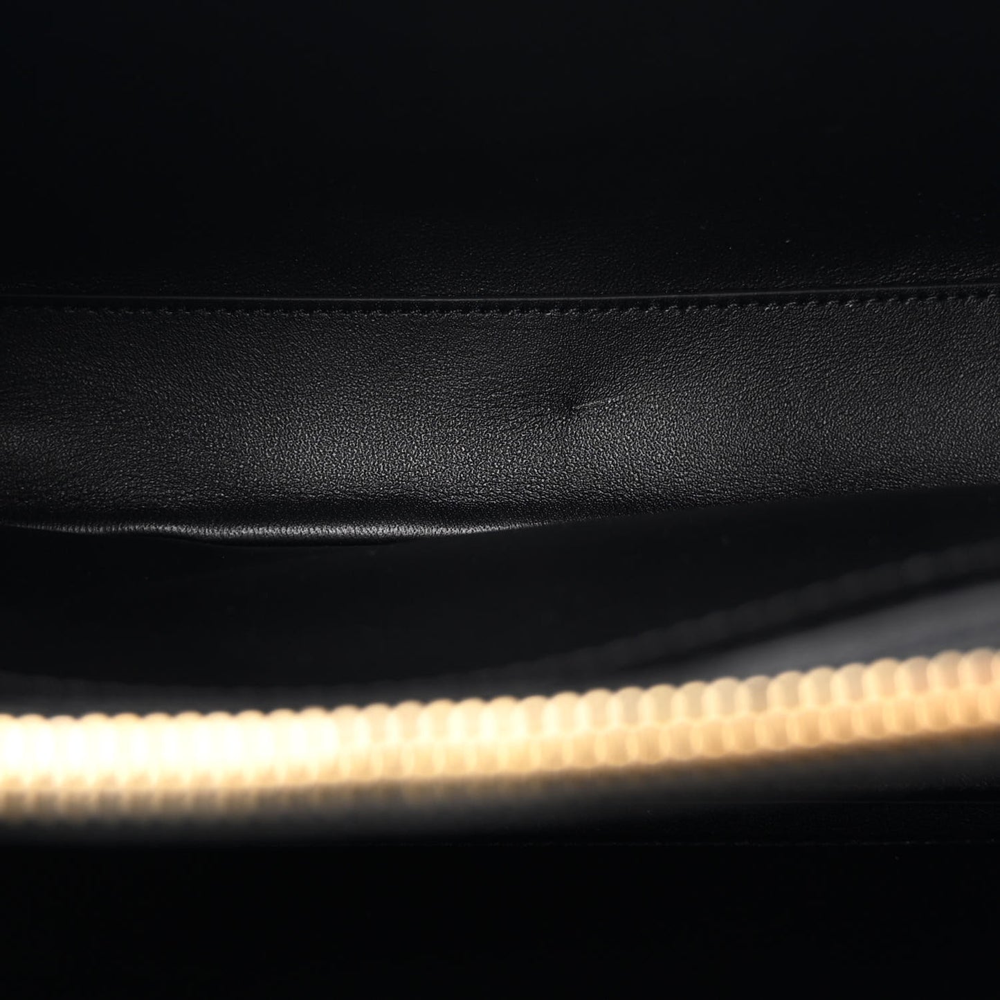 Satinated Calfskin Small 16 Top Handle Bag Black