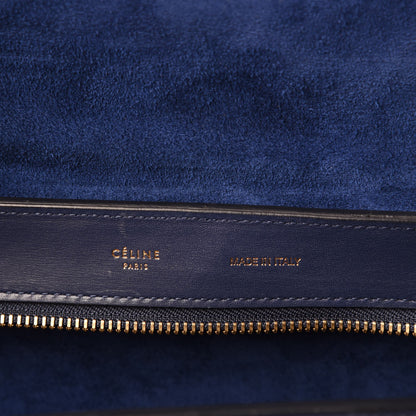 Celine Palmelato Calfskin Medium Trapeze Ink Blue 6 of 14
