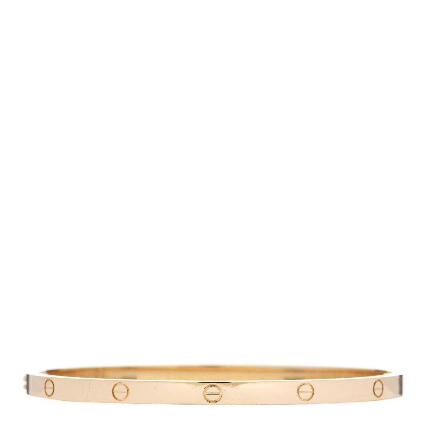 18K Yellow Gold Small LOVE Bracelet 17