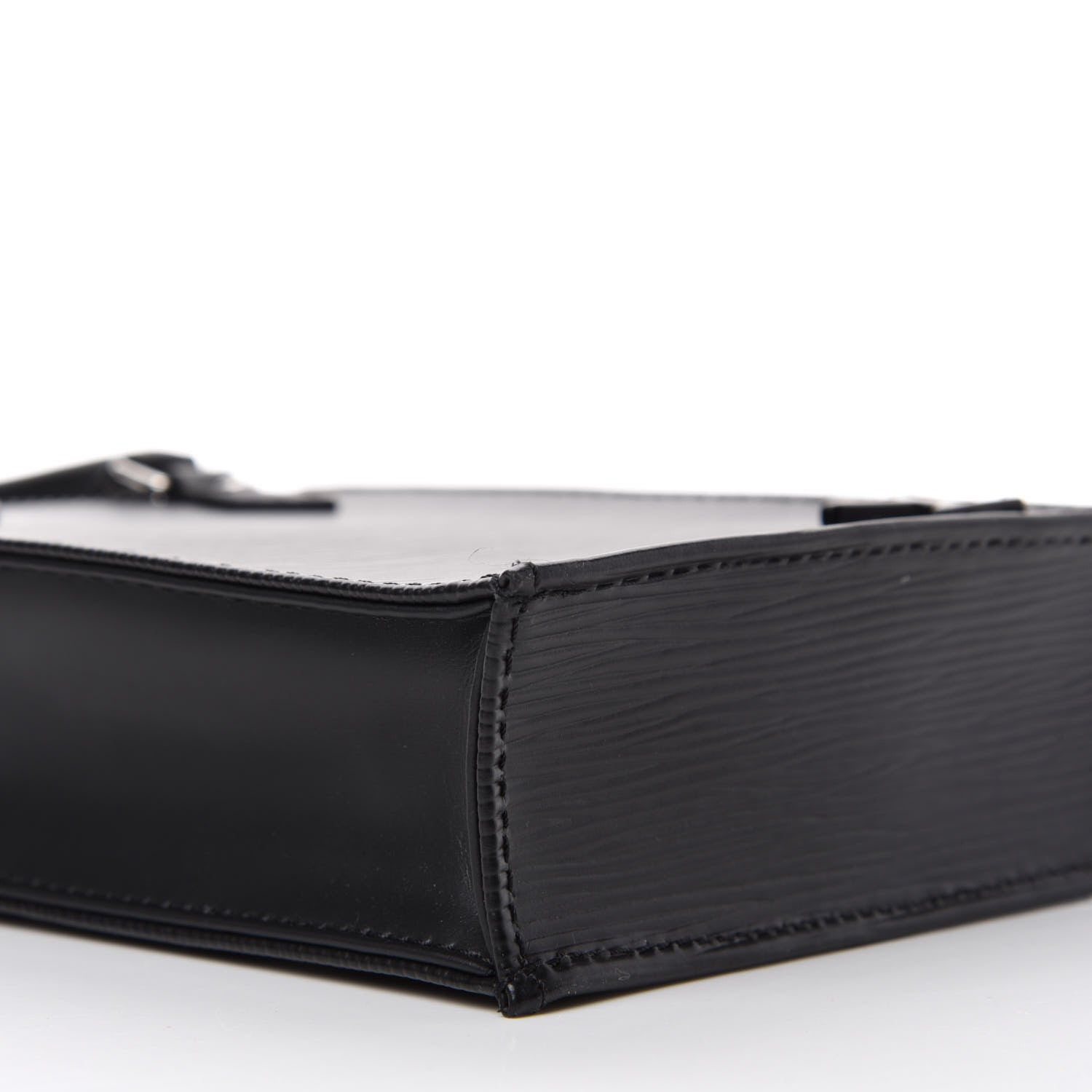 Louis Vuitton Epi Petit Sac Plat Black 6 of 10