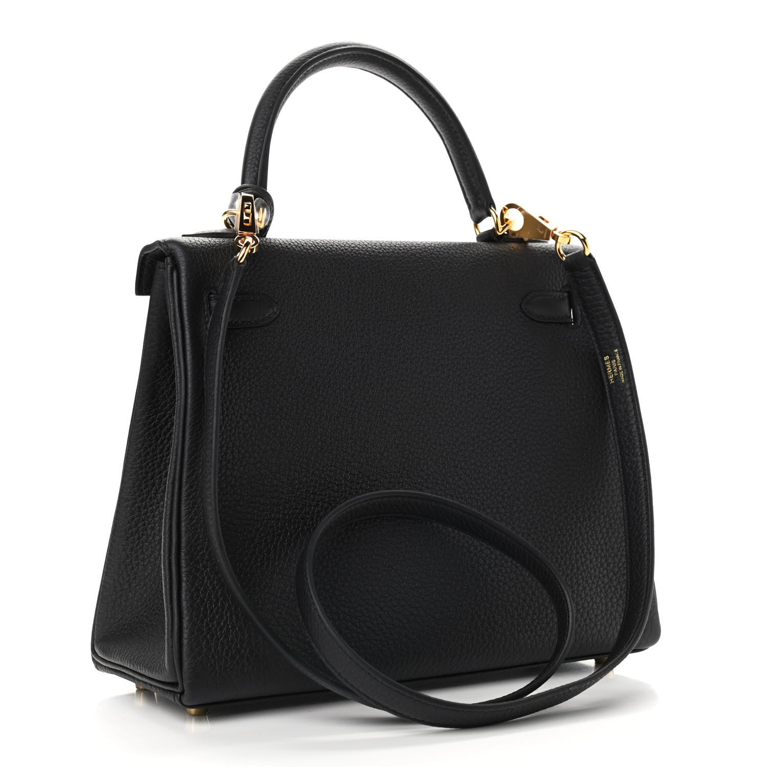 Hermes Togo Kelly Retourne 25 Black 3 of 11