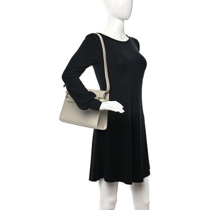 Saint Laurent Smooth Calfskin Manhattan Shoulder Bag Crema Soft 2 of 9