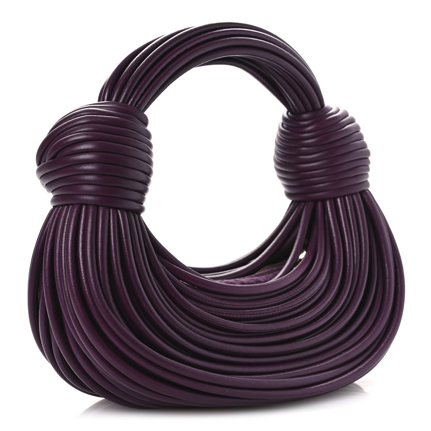 Nappa Mini Tubular Double Knot Grape