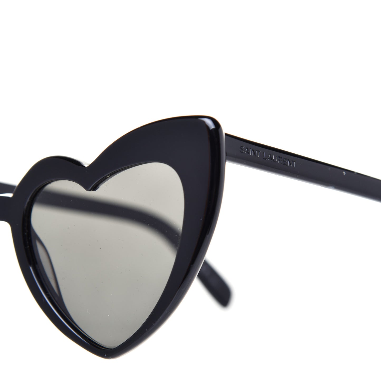 Acetate Heart Frame Loulou SL181 Sunglasses Black