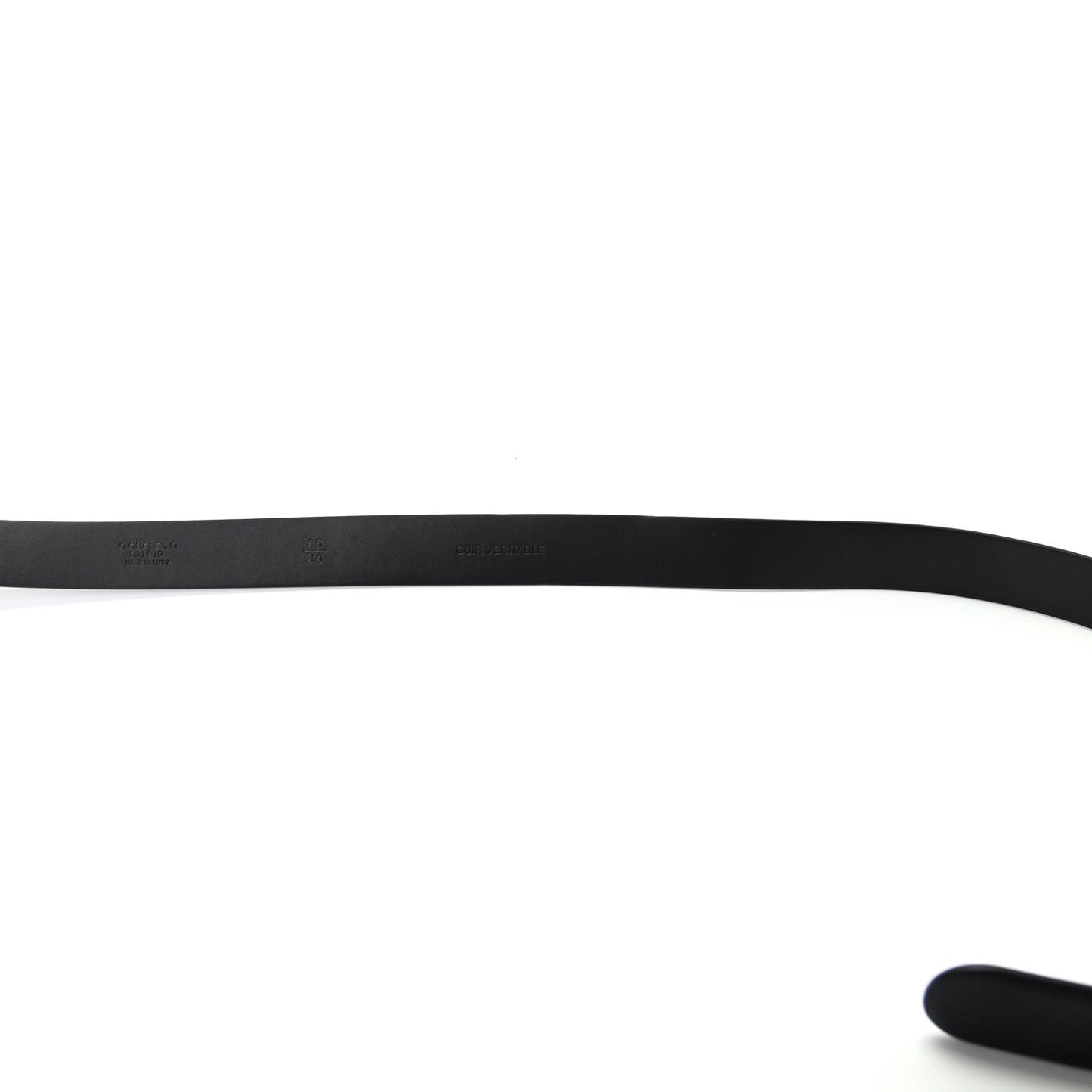 Calfskin CC Belt 85 34 Black