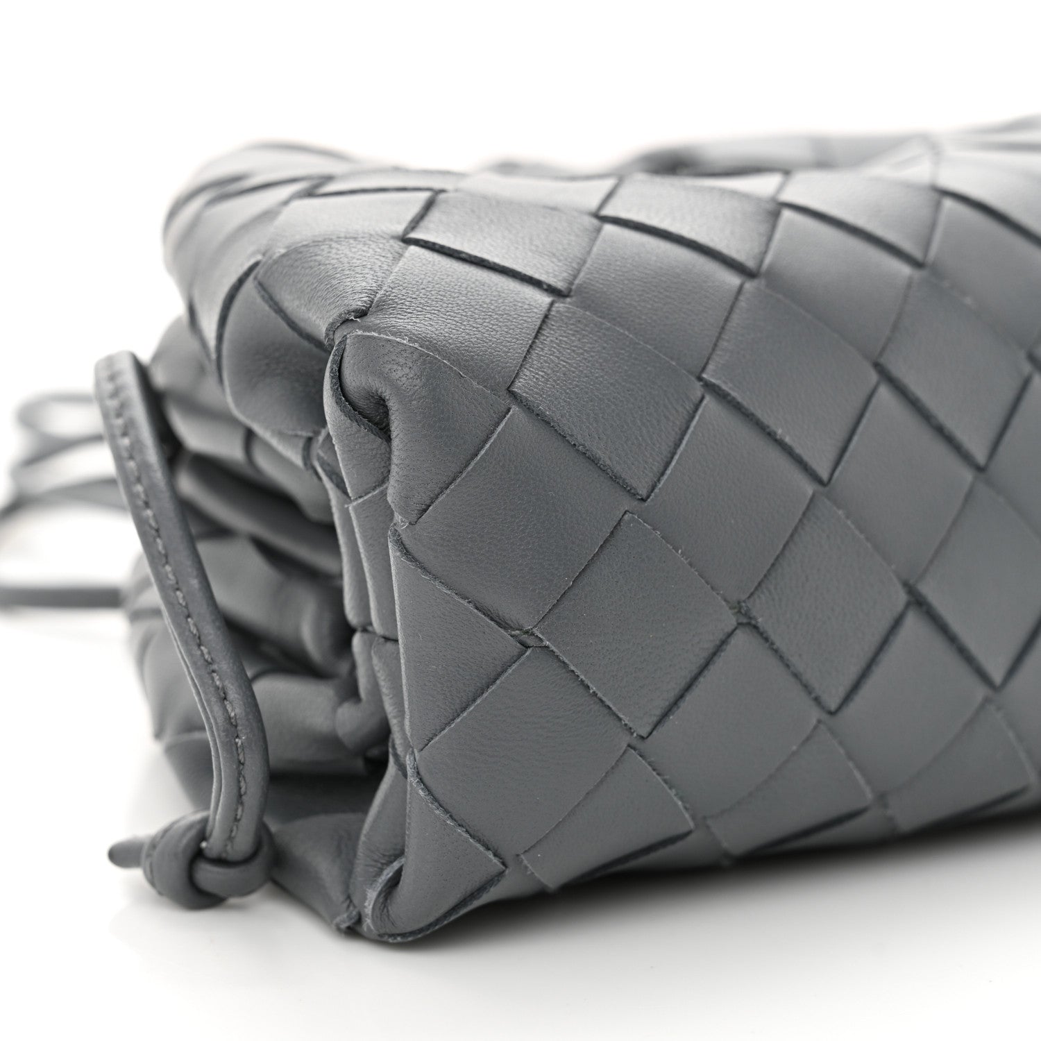 Bottega Veneta Nappa Intrecciato The Mini Pouch Thunder 9 of 11