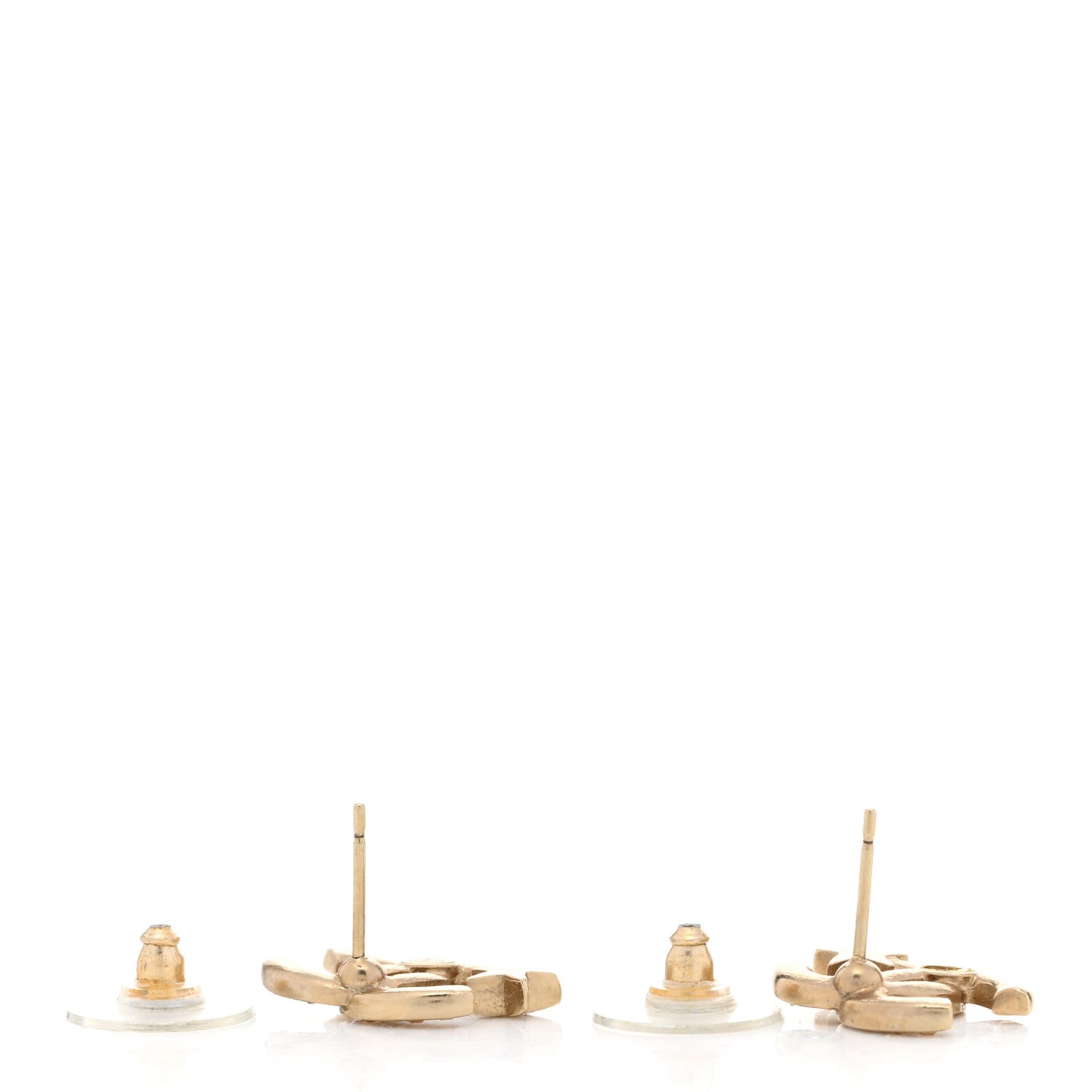 Crystal CC Starfall Earrings Gold