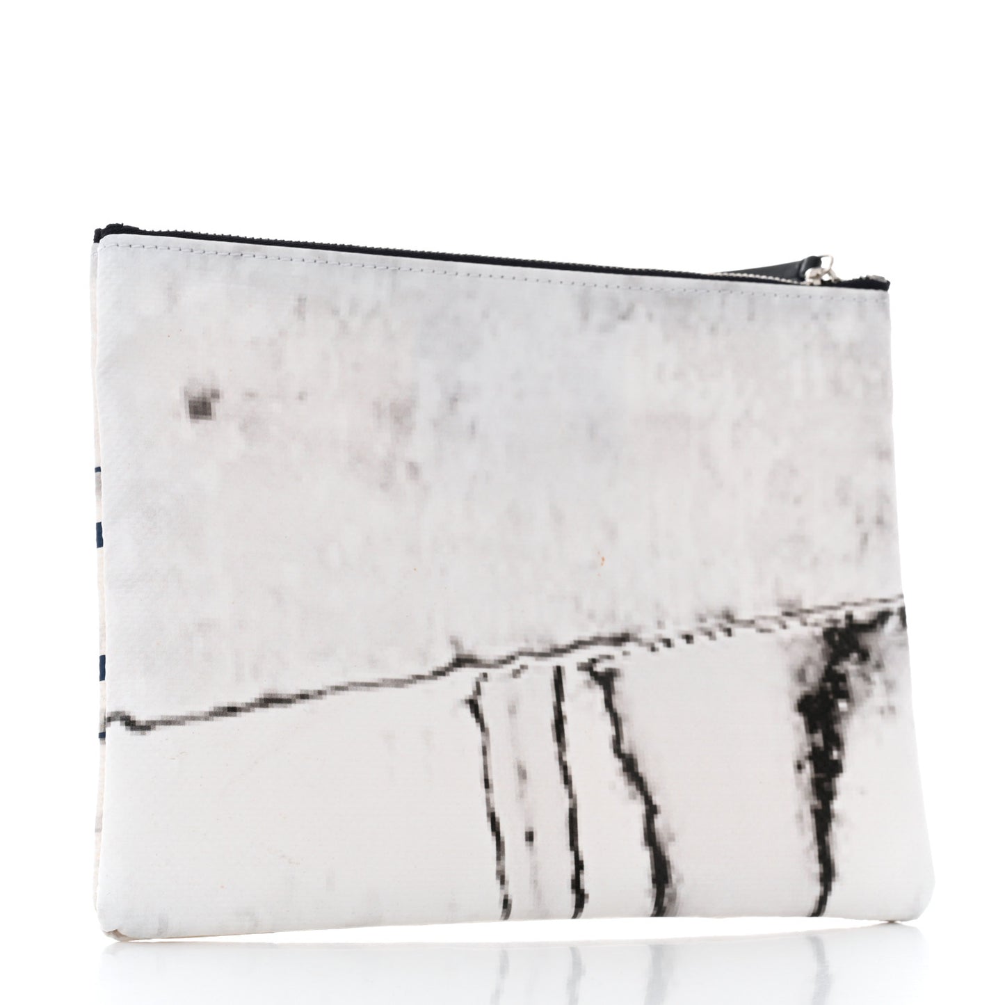 Trompe-L’oeil Canvas 30 Montaigne Cosmetic Pouch White Blue
