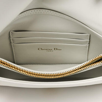 Christian Dior Calfskin Star Motif Macrocannage Mini Caro Bag Latte 4 of 9
