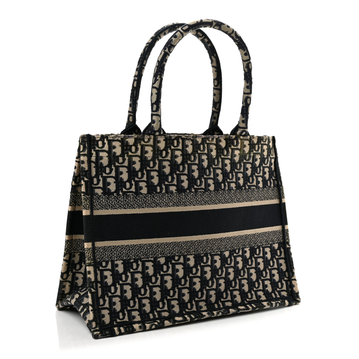 Christian Dior Oblique Medium Book Tote Blue Multicolor 3 of 13
