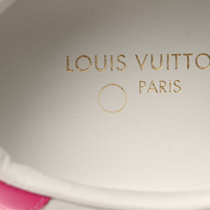 Louis Vuitton Monogram Time Out Sneakers 38 White Pink 9 of 9