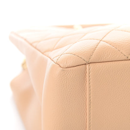 Chanel Caviar Quilted Grand Shopping Tote GST Beige 8 of 14