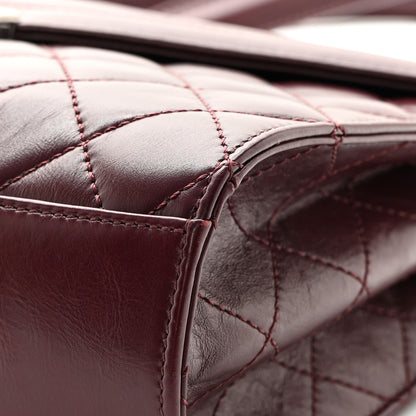 Chanel Calfskin Quilted Mad About Quilting Medium Flap Burgundy 10 of 13