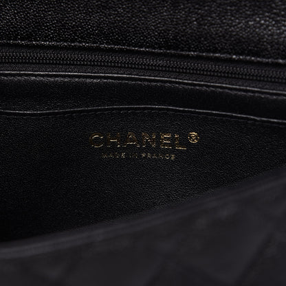 Chanel Caviar Quilted Mini Top Handle Rectangular Flap Black 8 of 11