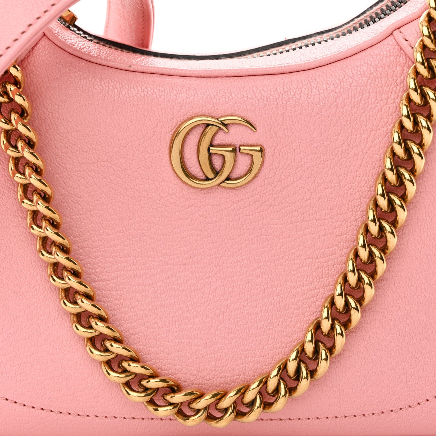 Goatskin Small Aphrodite Shoulder Bag Wild Rose