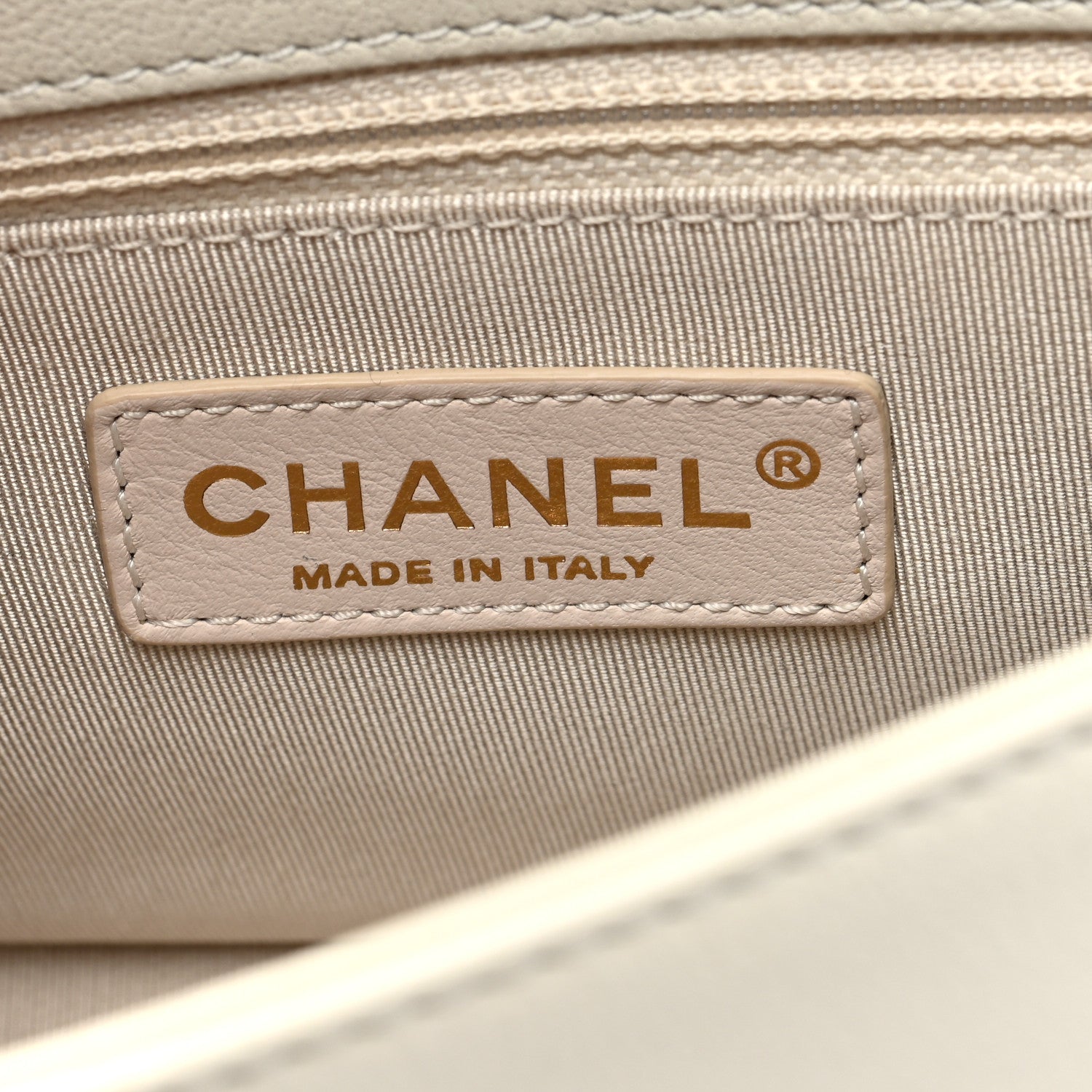 Chanel Sheepskin Chevron Quilted Medium Vintage Mademoiselle Flap White 6 of 10