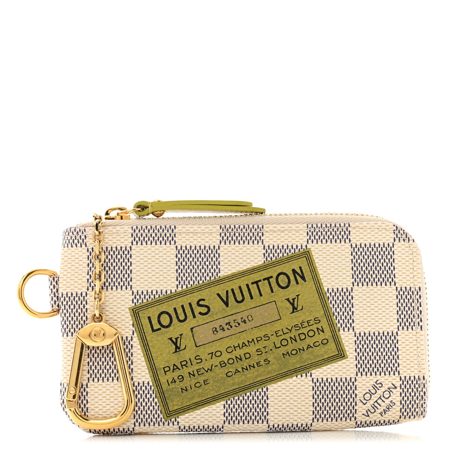 Louis Vuitton Damier Azur Complice Trunks and Bags Key Pouch 1 of 7