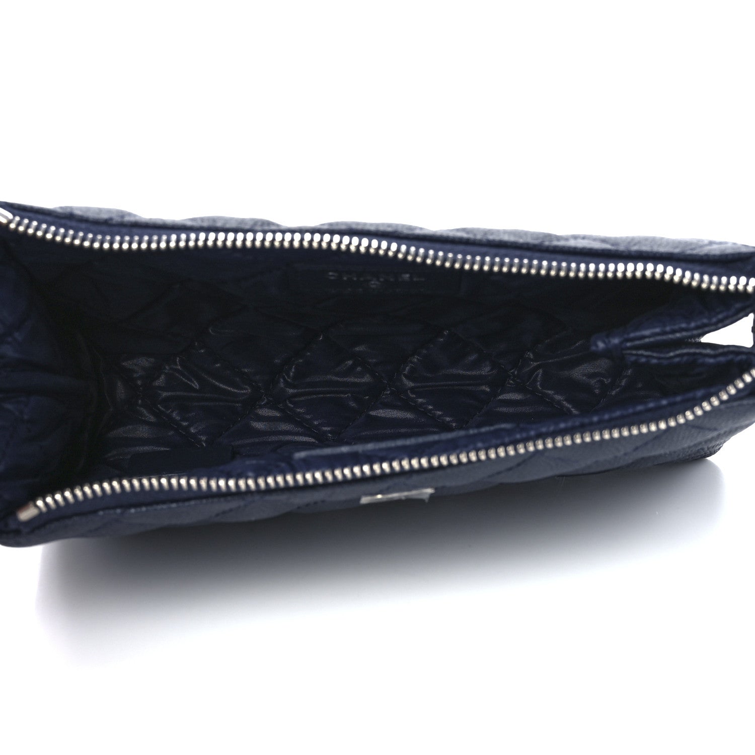 Chanel Caviar Quilted Small Pouch Navy 4 of 12