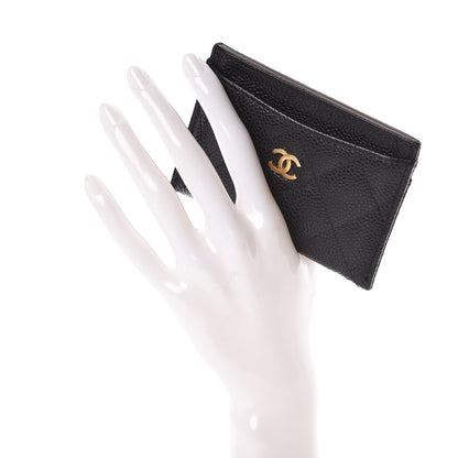 Chanel Caviar Quilted Card Holder Black 2 of 8