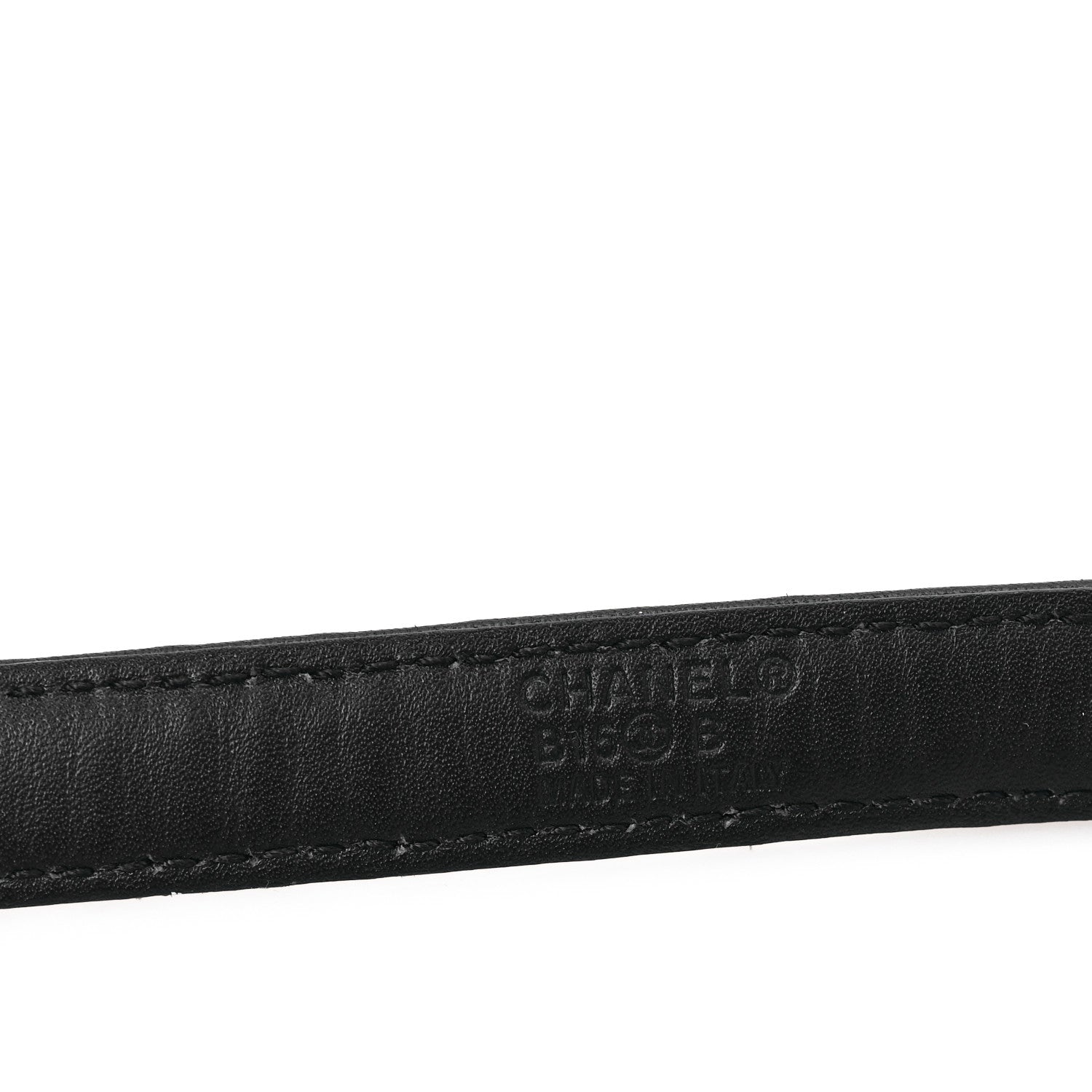 Chanel Calfskin Quilted CC Belt 80 32 Black 3 of 6